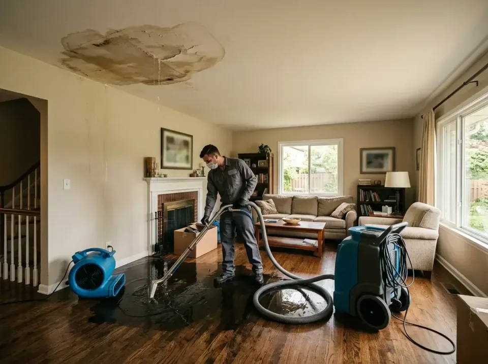 attic-pipe-burst-ceiling-drip-008 — frequently asked questions, Water Damage Restoration & Carpet Care in Chestertown, MD
